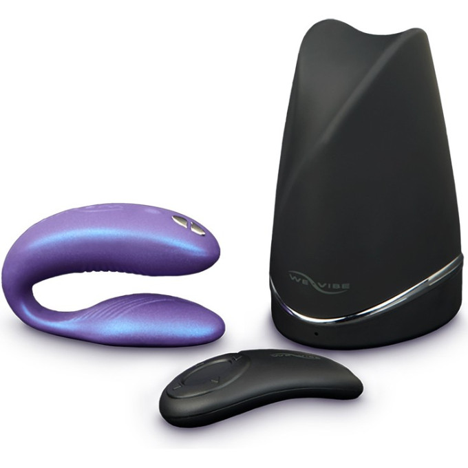 Вибратор для пар WE-VIBE SYNC COSMIC фиолетовый SNSYSGC